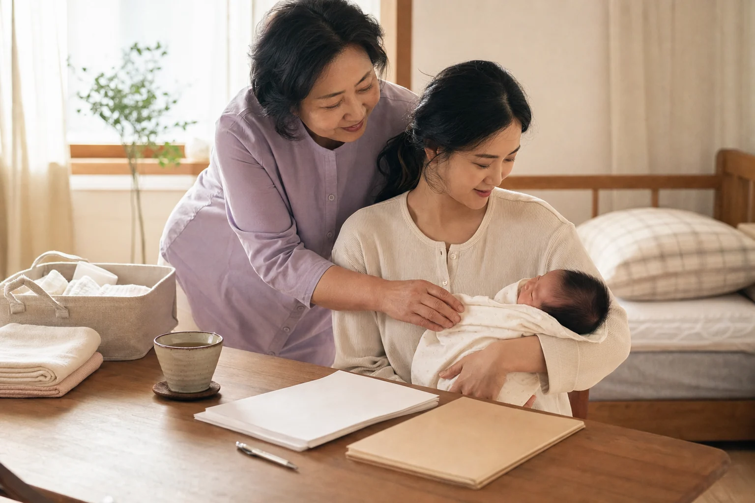 글의 산후도우미 정부지원 사업의 핵심 이미지