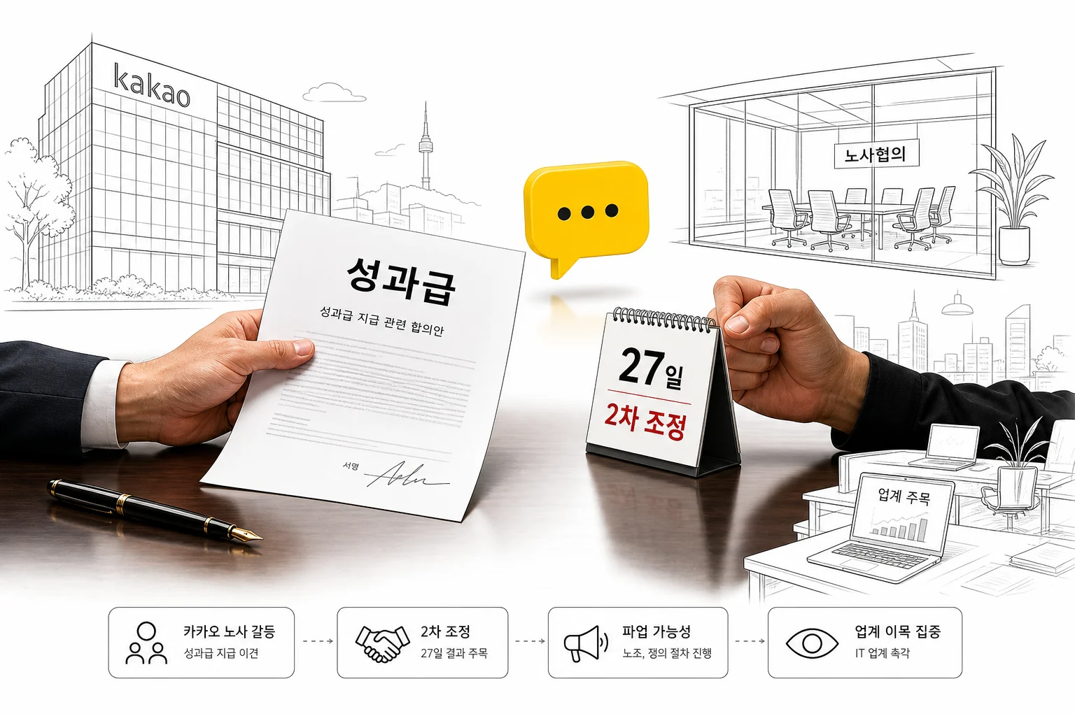 글의 성과급 보상 구조가 불러온 노사 갈등 이미지 글의 성과급 보상 구조가 불러온 노사 갈등 이미지