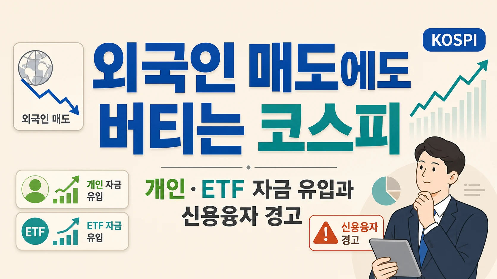 글의 외국인 매도가 늘어난 배경 이미지