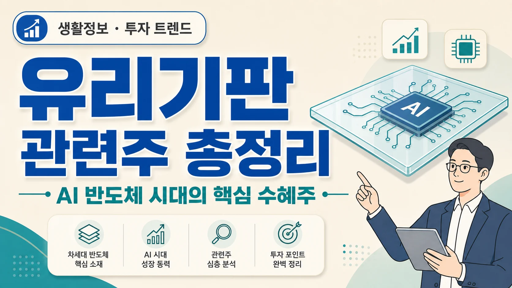 글의 유리기판 관련주 총정리, AI 반도체 시대의 핵심 수혜주 이미지 글의 유리기판 관련주 총정리, AI 반도체 시대의 핵심 수혜주 이미지